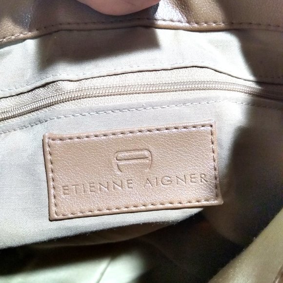 Etienne Aigner Tan Shoulder Bag - Picture 9 of 11